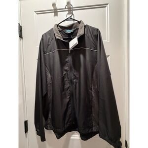 NWT Tri-Mountain Sprint Lightweight Shell Jacket Men's L Reflective Running Golf